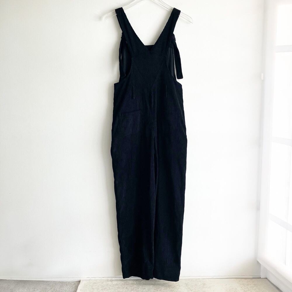 Lucy and Yak Corduroy Overalls Adult Sz XS 30" Black Gender Neutral Unisex - Picture 4 of 9